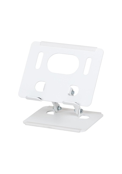 Çelik Tablet Standı Tablet Tutucu Stant Ergonomik Katlanabilir Tablet Standı Çelik Stant Beyaz