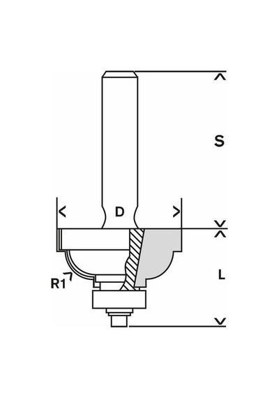 Bosch Standard W Kenar Biç Freze F 8X28.5X54 Mm 2608628356