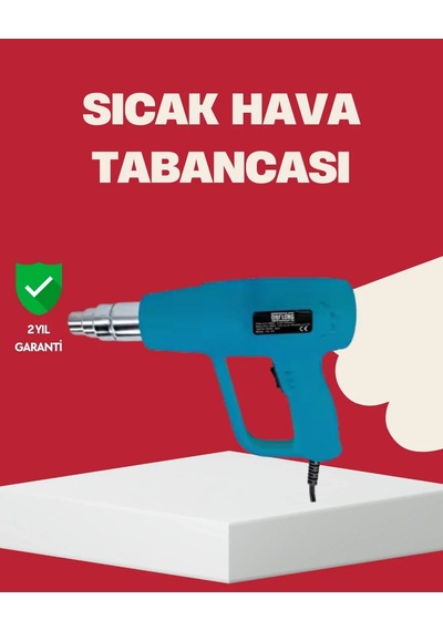 Ers 2 Kademeli Güçlü Sıcak Hava Tabancası 380 500 Isı Ayarı