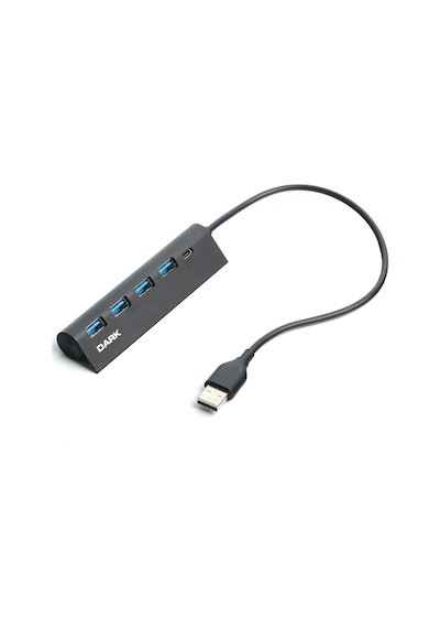 Dark Usb Type A To 1Xusb C Charge 4 Port Usb2.0 Hub Dk Ac Usb346 Switch