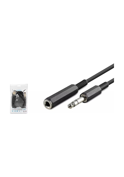 Hadron Hdx1050 6.35mm To 6.35mm Gitar Ve Enstrüman Uzatma Kablosu 1.5 Metre