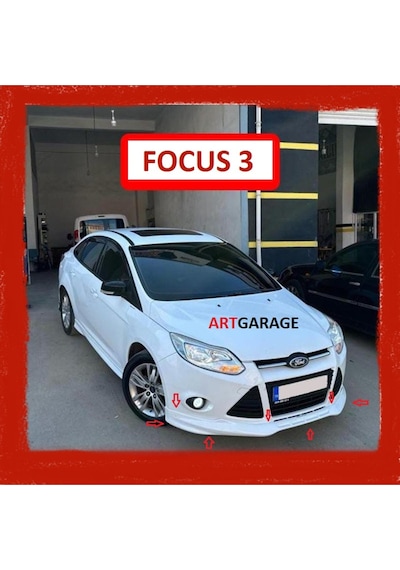 Ford Focus 3 Full Bodykit-fiberglass-boyasız