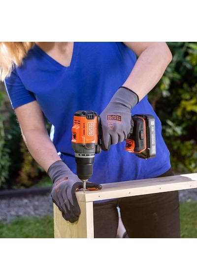 Black+Decker BCD382D2XK 18 V 2.0 Ah Çift Akülü Delme Vidalama