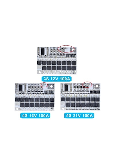 5S - 100A Balanslı Bms Lityum Batarya Şarj Koruma Devre... 5S - 100A Balanslı Bms Lityum Batarya Şarj Koruma Devre...