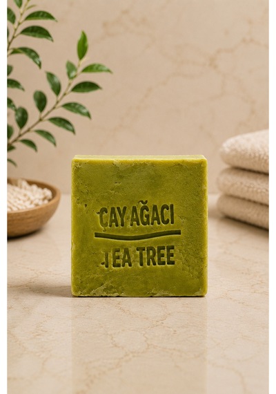 2'li Doğal Çay Ağacı Sabunu 120-140 Gr El Yapımı Bitkisel Yüz, Vücut Ve Saç Temizleme Sabunu - 62750023 Diğer