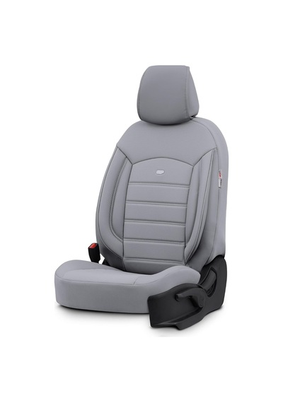Tr Inspire Design Premium Deri Ekstra Destekli Universal Oto Koltuk Kılıfı Tam Set Füme Genel