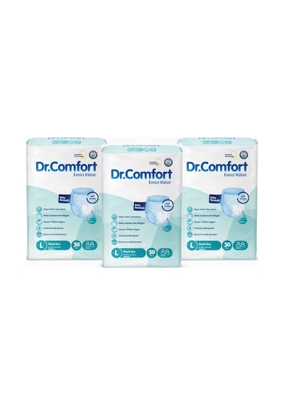 Dr. Comfort Emici Külot Yetişkin Hasta Bezi L 3 x 30'lu