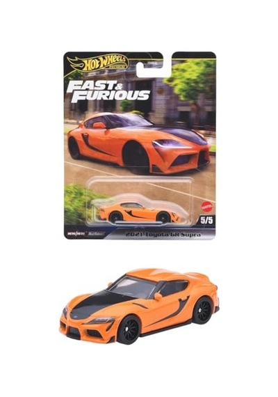 Hot Wheels Fast-furious Premium Araba 2021 Toyota Gr Supra Hnw46 - Jbm00