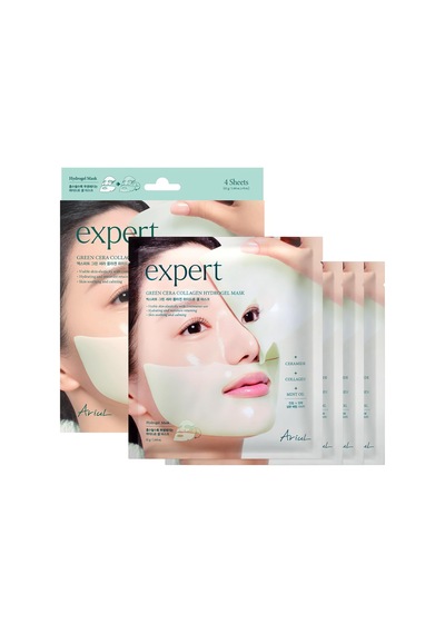 Ariul Ariul Expert Green Cera Collagen Hydrogel Mask Set Of 4 - Seramid & Kolajen Onarıcı Hidrojel Mask