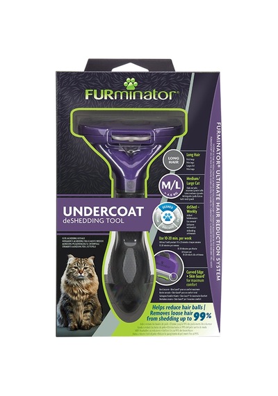 Furminator Uzun Tüylü Kedi Tarağı M - L Boy