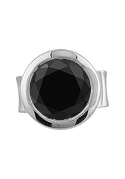 Sirius Pırlanta 0.25 Ct. Siyah Pırlanta Erkek Küpe  0801E0069