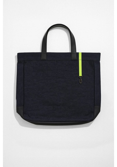 Markapia Unisex Kanvas Tote Çanta Lacivert