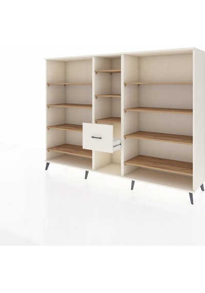 Hyperion Dolap 11 Raflı 3 Çekmeceli 220x44x163 Aytaşı-çam/aytaşı Aytaşı-çam/aytaşı Hyperion Dolap 11 Raflı 3 Çekmeceli 220x44x163 Aytaşı-çam/aytaşı Aytaşı-çam/aytaşı