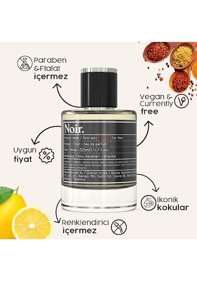 E1 Erkek Edp Parfüm 50 Ml Çiçek - Meyve
