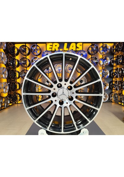 4 Adet Mercedes  8-9 18 5 112 Et43 66.6 Black Mack Jant Revize Edilmiş Takım