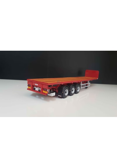 1/50 Flatbed Traıler - 3 Axle Dorse Trailer