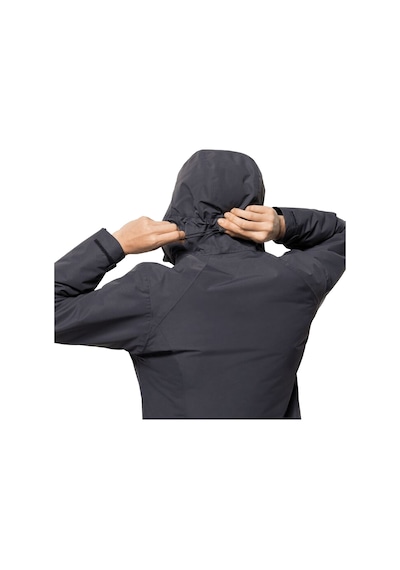 Jack Wolfskin Heidelstein 3in1 Kadın Outdoor Mont 1115681-1388 Antrasit - Gri