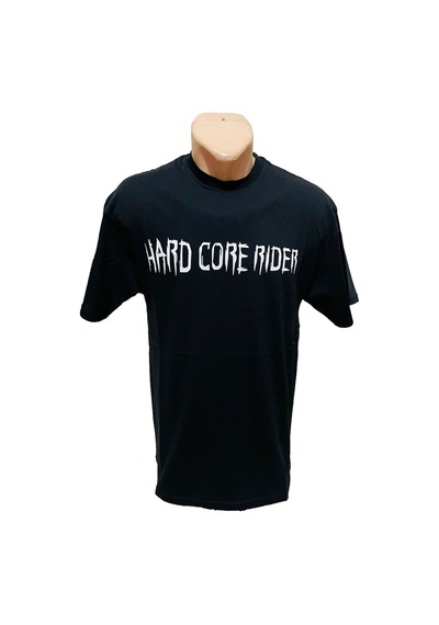 Siyah Hard Core Oversize Erkek Tişört Siyah