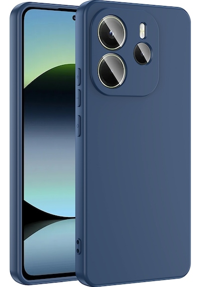Xiaomi Redmi Note 14 4g Kılıf Zore Mara Lansman Kapak Lacivert