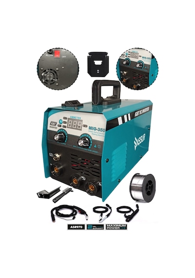 Mıg-350 350a Profesyonel 3'ü 1 Arada Mıg Mma Tıg İnverter Gazsız Gazaltı Kaynak Makinesi-3212 -
