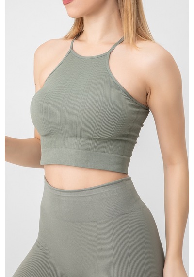 Doremi Seamless Örme Halter Yaka Büstiyer 001