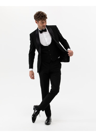 Pierre Cardin Erkek Siyah Smokin 50265124-vr046 Siyah