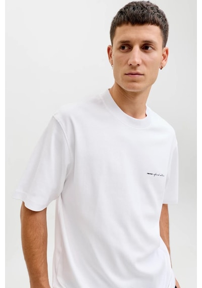 Jack & Jones Jprblaowen Erkek Tişört Beyaz