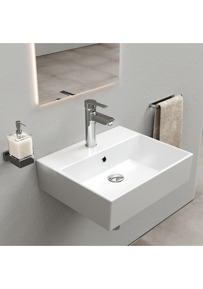 Nuss Safir Lavabo Bataryası- Krom Krom
