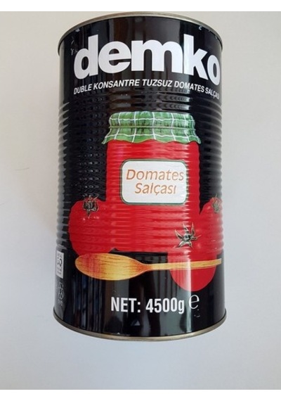 Demko Domates Salçası Teneke 4500 G