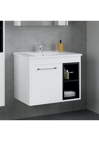 Denko Latte 65 Cm Mdf Beyaz Banyo Dolabı Takımı Beyaz Denko Latte 65 Cm Mdf Beyaz Banyo Dolabı Takımı Beyaz