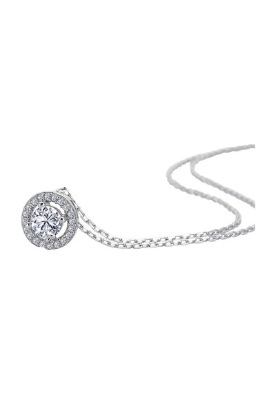 0.25 Karat Mia Zirconia Büyülü Işıltı Tektaş Gümüş Kolye