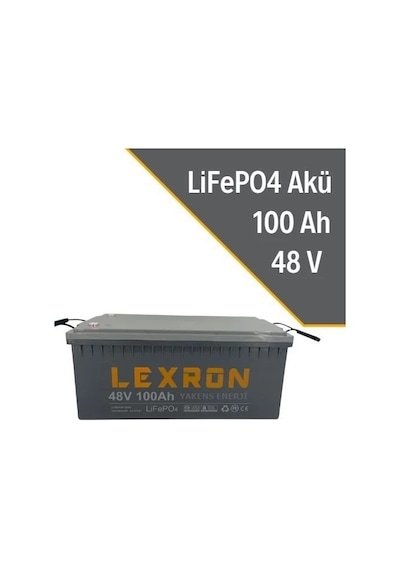 Lexron 100ah 48v Lifepo4 Pil Lityum Akü Lexron