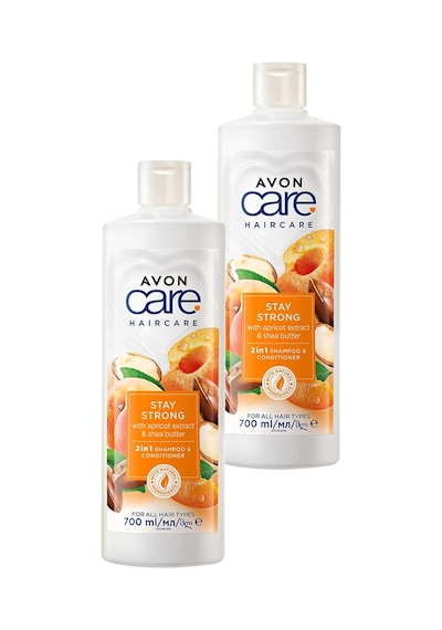 Avon Care Kayısı Ve Shea Özü Şampuan Ve Saç Kremi 700 Ml. İkili Set