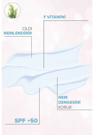 Uraw Deniz Yosunu Özlü Nemlendirici ve Ton Eşitleyici Güneş Kremi SPF50+ 50 ML