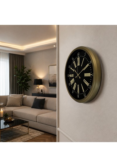 Antique Legacy Eskitme 52 Cm Duvar Saati Renkli