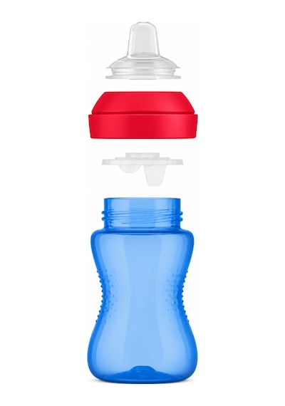Yumuşak Uçlu Bardak 300 Ml Mavi 12 Adet