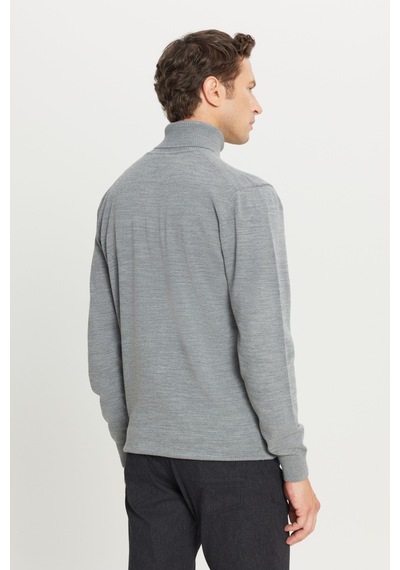 AC&Co / Altınyıldız Classics Erkek Gri Melanj Tüylenme Yapmayan Anti Pilling Özellikli Standart Fit Tam Balıkçı Yaka Triko 4A4923100004GMJM Gri Melanj AC&Co / Altınyıldız Classics Erkek Gri Melanj Tüylenme Yapmayan Anti Pilling Özellikli Standart Fit Tam Balıkçı Yaka Triko 4A4923100004GMJM Gri Melanj