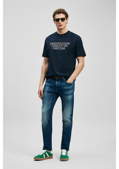 Lufian Mıguel Smart Jean Erkek Pantolon Slim Fit İndigo İndigo 111200224100250