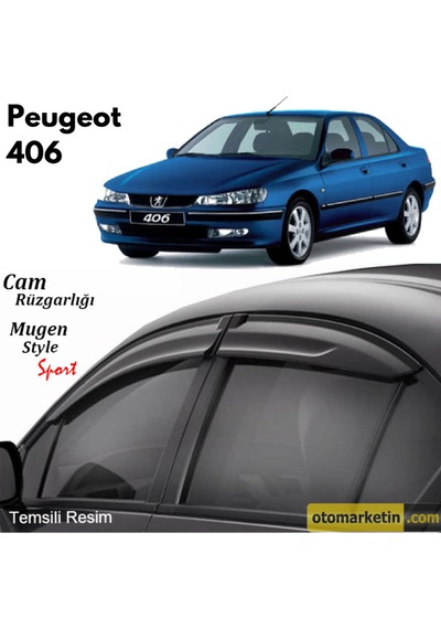Peugeot 406 Mugen Cam Rüzgarlığı 1995-2005