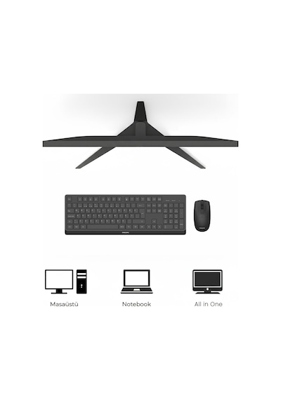Philips SPT6368 Kablosuz Türkçe Q Klavye & Mouse Set