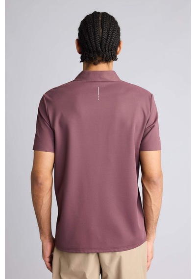 Defacto Standart Fıt Polo Yaka Sporcu Kısa Kollu Polo Tişört E9351ax26spbr475 Bordo-br475