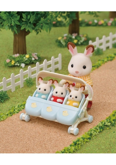 Sylvanian Families Üçüz Bebek Arabası 5533