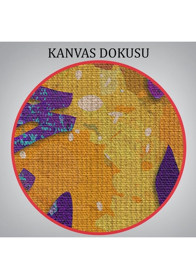 Saygı Duyulan Yüce Allah Yazılı Dekoratif Kanvas Tablo -3338