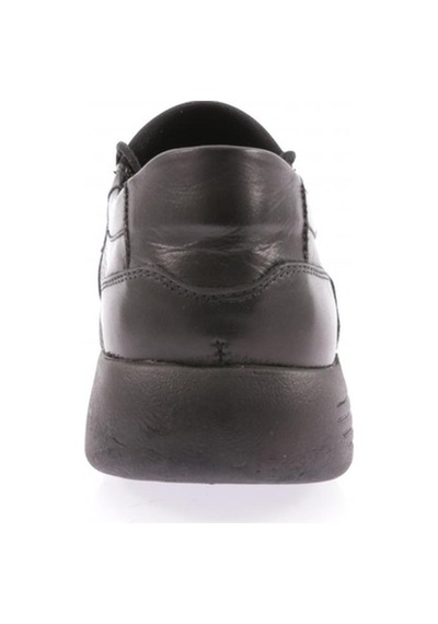 Dgn 1045-23y Kadin Dolgu Taban Lastik Bağcikliı Comfort Ayakkabi 1045-1506-R1534 Siyah