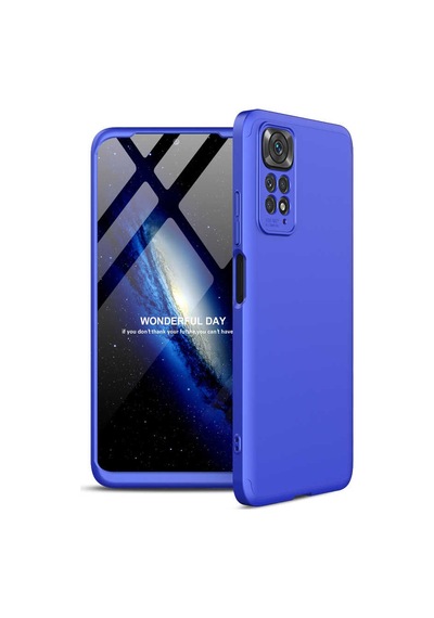 Xiaomi Redmi Note 11s Global Kılıf Zore Ays Kapak Mavi
