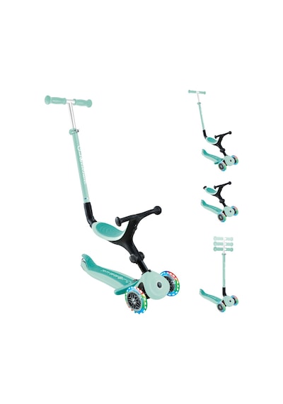 Globber Go Up Active Işıklı Scooter - Koyu Mint