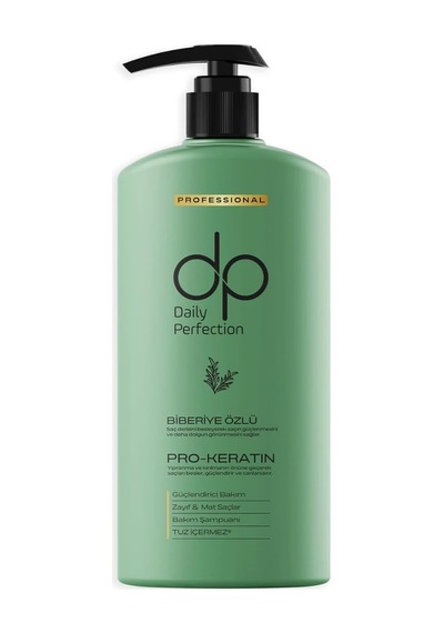 Biberiye Özlü Tuzsuz Şampuan 425 Ml - Dökülme Karşıtı Keratin Ve Biotin Destekli Onarıcı Bakım Şampuanı