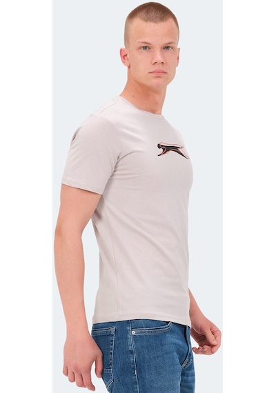 Slazenger VEDRAN KTN Erkek  Taş Gri Tişört