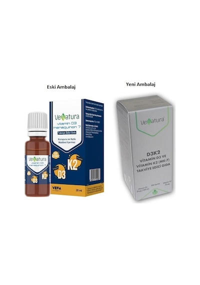 Venatura Vitamin D3 K2 20ml Damla