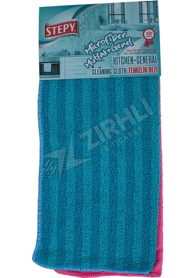 Stepy Mutfak + Banyo Mikrofiber Temizlik Bezi Renkli
